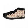 L and R Foot Drummers Solid Rock Drumming High-top Sneakers