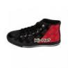 l and R Red and Black Drummers Solid Rock Drumming High-top Sneakers