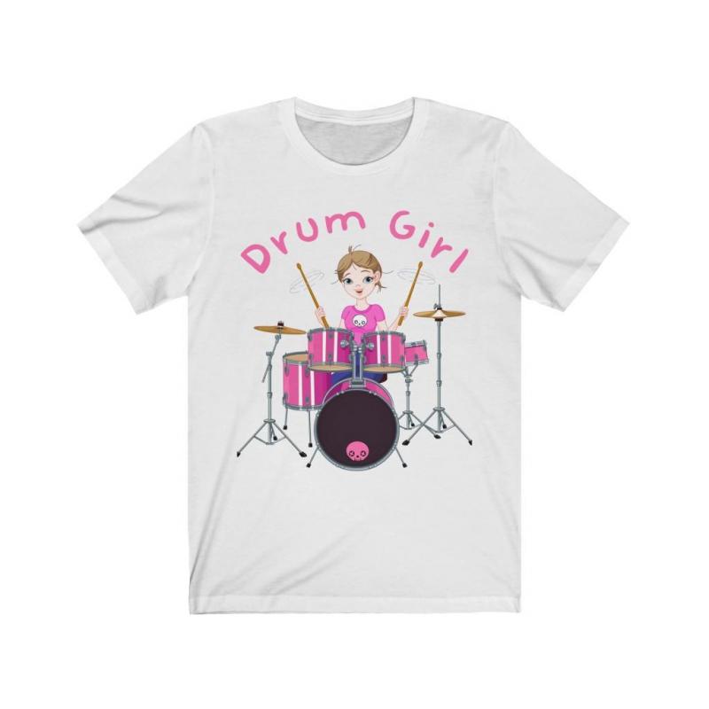 Drum Girl Drummers Short Sleeve Tee