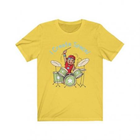 I Create Space Drummers Short Sleeve Tee