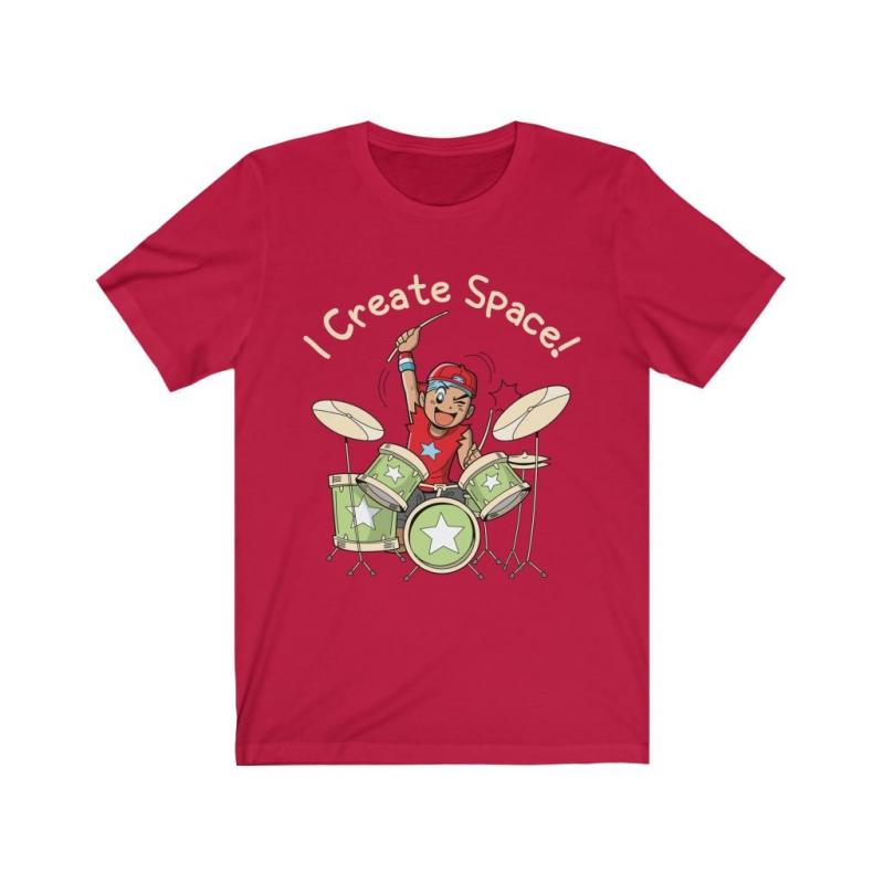 I Create Space Drummers Short Sleeve Tee