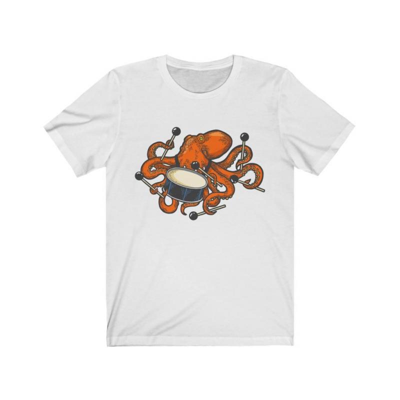 Octopus Drummers Short Sleeve Tee