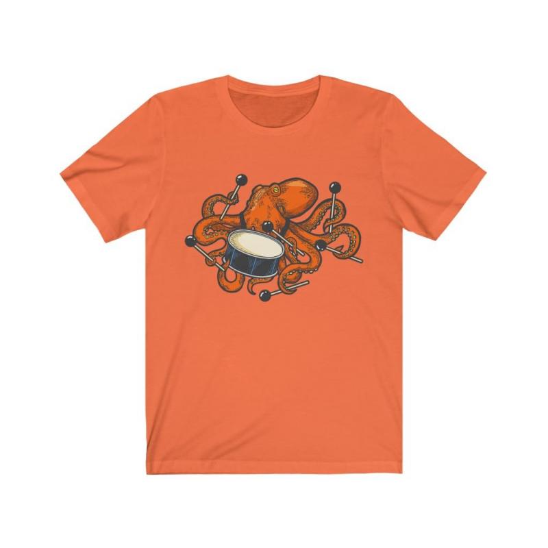 Octopus Drummers Short Sleeve Tee