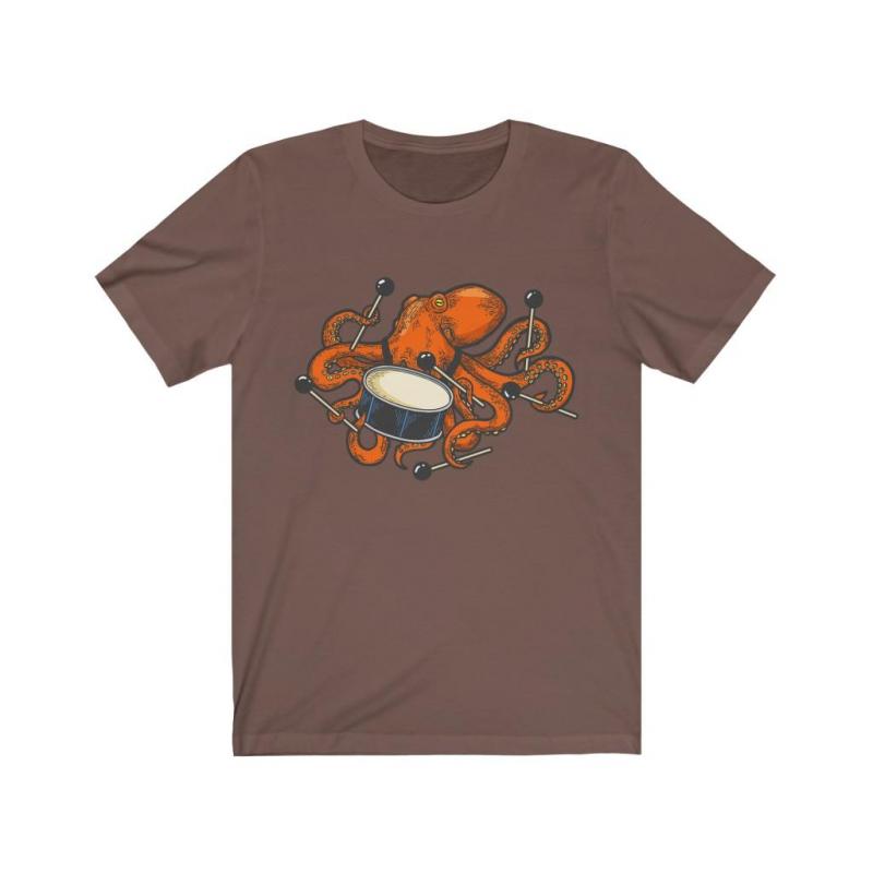 Octopus Drummers Short Sleeve Tee