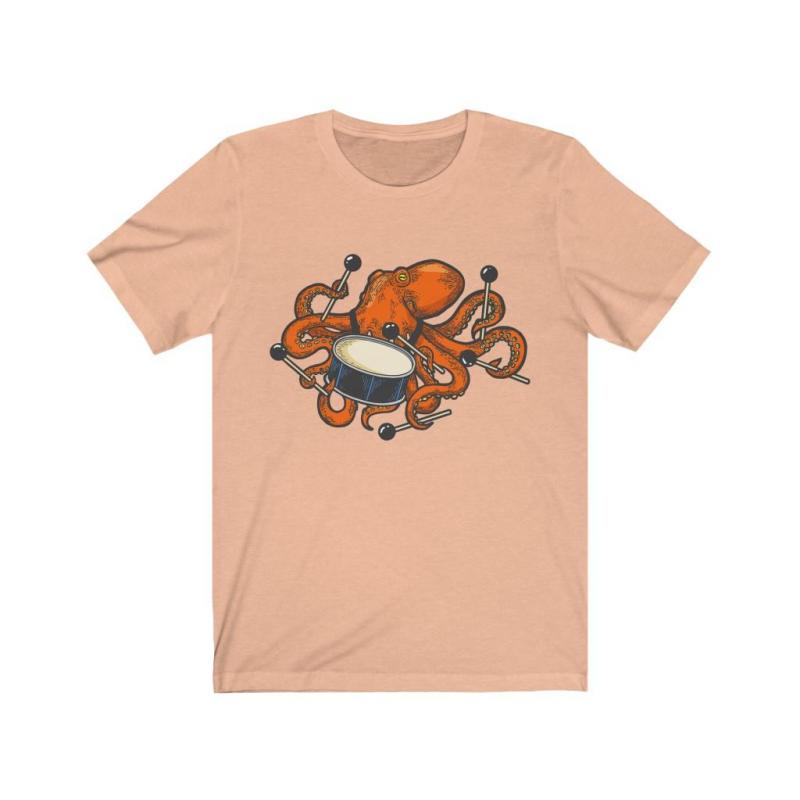 Octopus Drummers Short Sleeve Tee