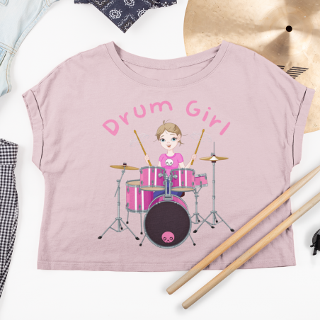 Drum Girl Drummers Short Sleeve Tee