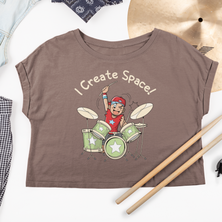 I Create Space Drummers Short Sleeve Tee