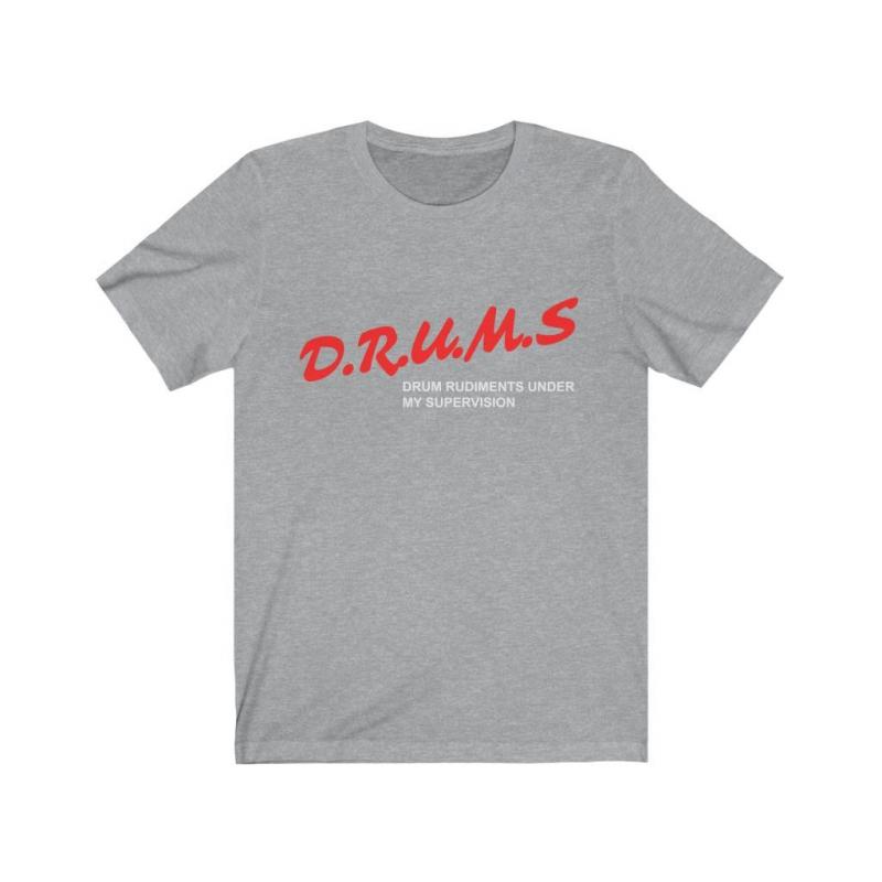 Drum Rudiments Drummers Short Sleeve Tee