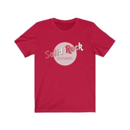 Solid Rock Drummer Logo Drummers Short Sleeve Tee