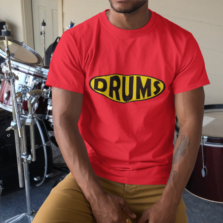 Batman Style Drummers Short Sleeve Tee