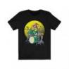 Halloween Skeleton Drummer Short Sleeve Tee